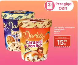 Biedronka Lody o smaku karmelowym, Cookie Dough Marletto oferta