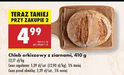 Biedronka Chleb orkiszowy z ziarnami, 410 g Biedronka oferta