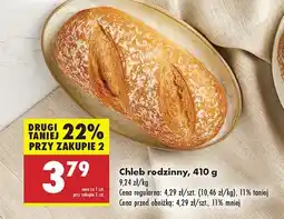 Biedronka Chleb rodzinny, 410 g Biedronka oferta