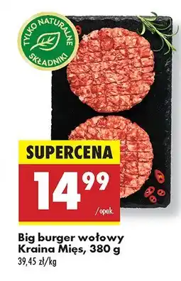 Biedronka Big burger wołowy Kraina Mięs oferta