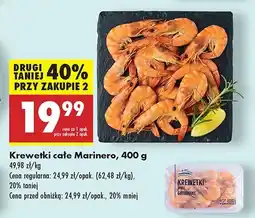 Biedronka Krewetki całe Marinero oferta