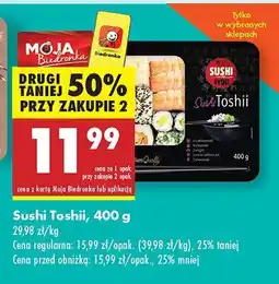 Biedronka Sushi Toshii oferta
