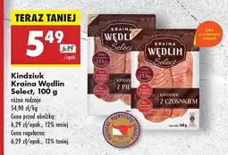 Biedronka Kindziuk Kraina Wędlin Select oferta