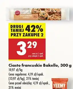 Biedronka Ciasto francuskie Bakello oferta