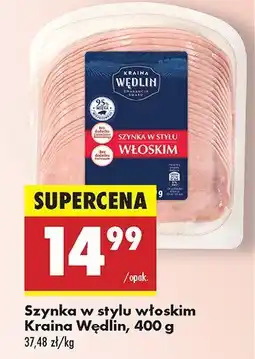 Biedronka Szynka w stylu włoskim Kraina Wędlin oferta