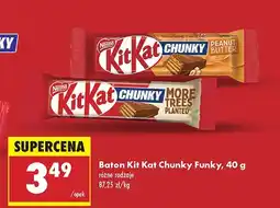 Biedronka Baton Kit Kat Chunky Funky oferta