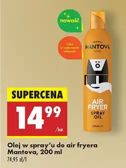 Biedronka Olej w sprayu do air fryera Mantova oferta