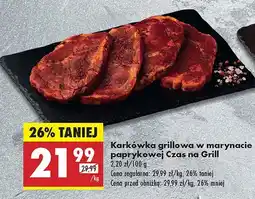 Biedronka Karkówka grillowa w marynacie paprykowej Goes na Grill Biedronka oferta