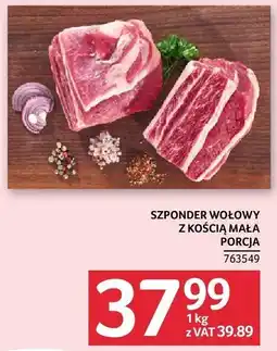 Selgros Szponder wołowy z kością Selgros oferta