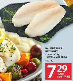 Selgros Halibut filet bez skóry Selgros oferta