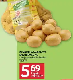 Selgros Ziemniaki jadalne myte sałatkowe Selgros oferta
