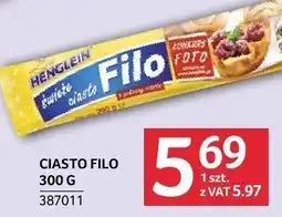 Selgros Ciasto filo Selgros oferta