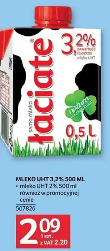 Selgros Mleko UHT 3,2% Łaciate oferta