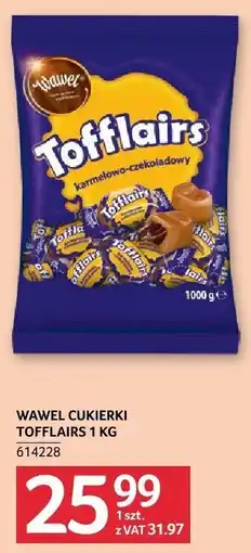 Selgros Cukierki Tofflairs Wawel 1kg oferta