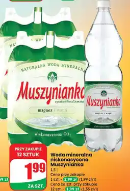 Woda niegazowana Muszynianka