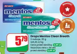 Dino Dropsy peppermint Mentos Clean Breath oferta