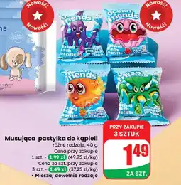 Dino Pastylki musujące do kąpieli Ocean Friends oferta