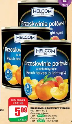Dino Brzoskwinie połówki Helcom oferta