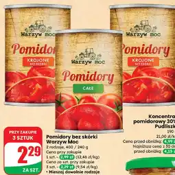 Dino Pomidory całe bez skórki Warzyw Moc oferta
