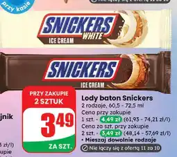 Dino Baton lodowy Snickers White oferta