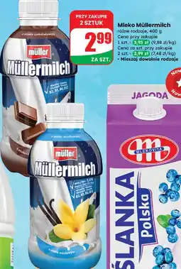 Dino Napój mleczny waniliowy Mullermilch oferta