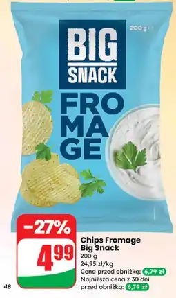 Dino Chipsy fromage Big Snack oferta
