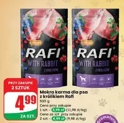 Dino Karma dla psa z królikiem borówką i żurawiną Rafi oferta