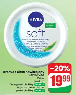Dino Krem do twarzy i ciała intensywnie nawilżający Nivea Soft oferta