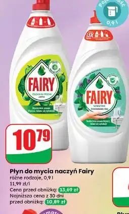 Dino Płyn do mycia naczyń apple Fairy oferta