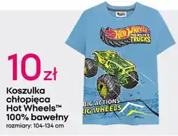 Pepco Koszulka chłopięca Hot Wheels 100% bawełny oferta