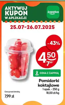 Żabka Pomidorki koktajlowe Żabka oferta