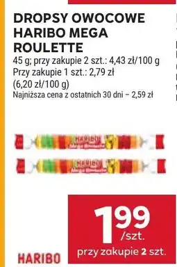 Stokrotka Dropsy owocowe Haribo Mega Roulette oferta