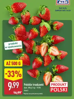 ALDI Polskie truskawki oferta