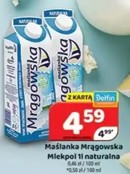 Delfin Maślanka Mrągowska Mlekpol naturalna oferta