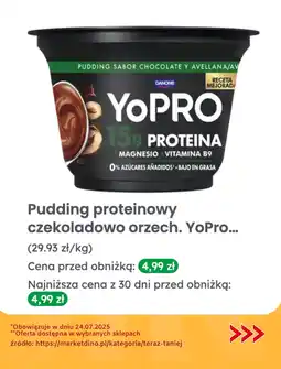 Dino Pudding proteinowy YoPro czekoladowo-orzechowy oferta