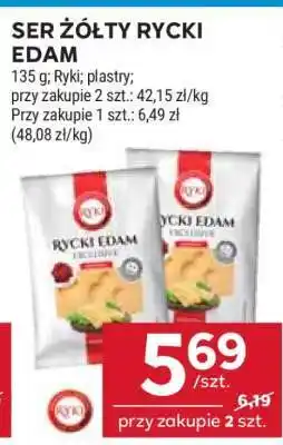 Stokrotka Market Ser żółty Rycki Edam oferta
