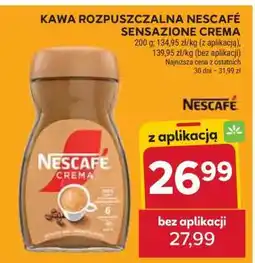 Stokrotka Market Kawa rozpuszczalna NESCAFÉ SENSAZIONE CREMA oferta