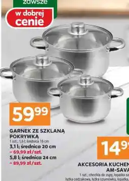 Stokrotka Market Garnek ze szklaną pokrywką oferta