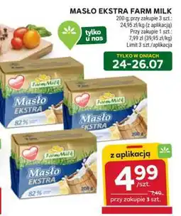 Stokrotka Market Masło ekstra Farm Milk oferta