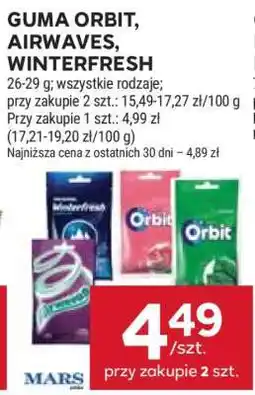 Stokrotka Market Guma Orbit, Airwaves, Winterfresh oferta