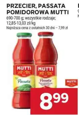 Stokrotka Market PRZECIER, PASSATA POMIDOROWA MUTTI oferta