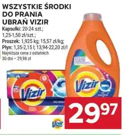 Stokrotka Market Wszystkie środki do prania ubrań Vizir oferta