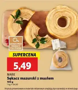 Lidl Sękacz mazurski z masłem oferta