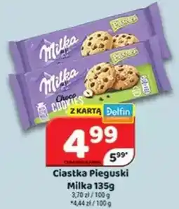 Delfin Ciastka Pieguski Milką oferta
