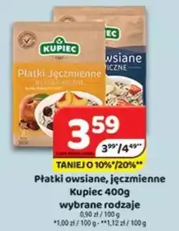 Delfin Płatki owsiane, jęczmienne oferta