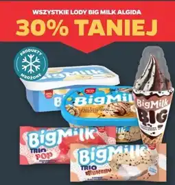 Netto Lód trio crunchy Algida Big Milk oferta