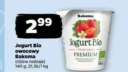 Netto Jogurt z truskawkami Bakoma Bio oferta