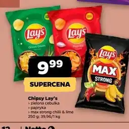 Netto Chipsy chilli & lime Lay's Max Strong oferta