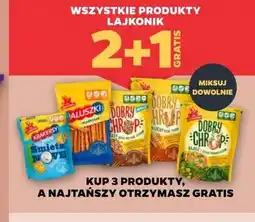 Netto Krakersy obficie posypane ziarnami sezamu lnu i chia Lajkonik Dobry Chrup oferta