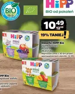 Netto Deser mini jabłko brzoskwinia Hipp oferta